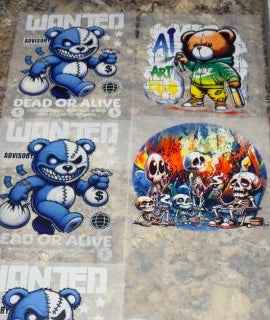 Custom Heat Transfer Print - A Touch of Art Vinyl Graphics