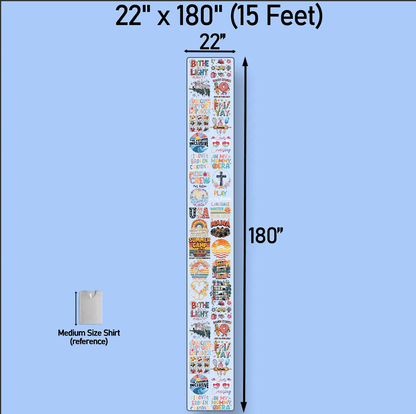 180''  Gang Sheet