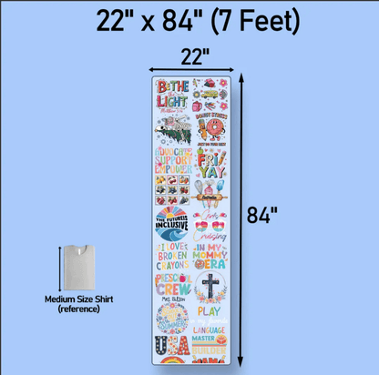 84'' DTF Gang Sheets